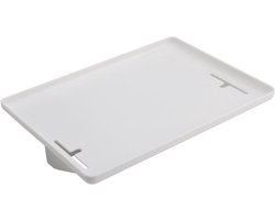 Hangend nachtkastje voor bed met kabelbeheer - Ruimtebesparend dienblad voor telefoon, tablet en boeken - Praktische bedplank (32 x 23,5 cm)