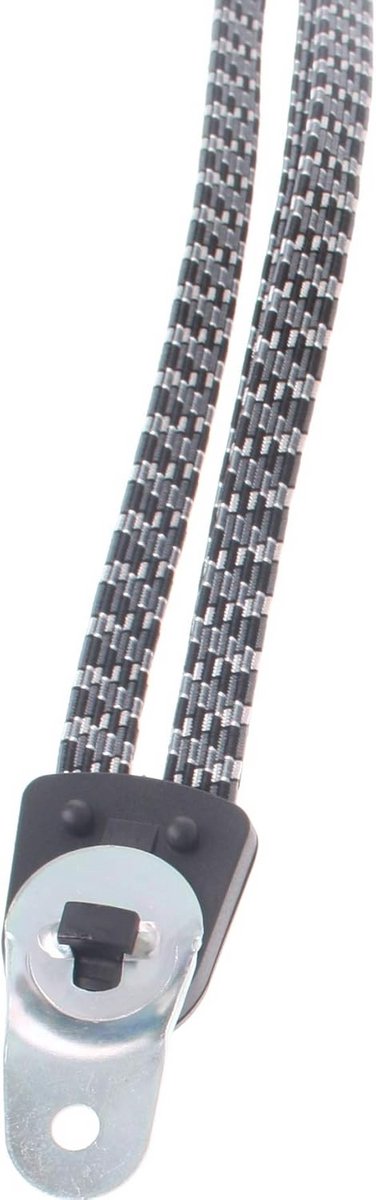 Set van 3 Universele Fietselastieken Zwart Grijs - Geschikt voor 28 Inch Fietsen