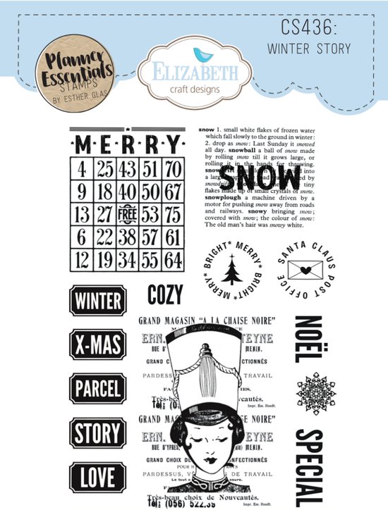 ECD Clear stamps A5 - Winter story