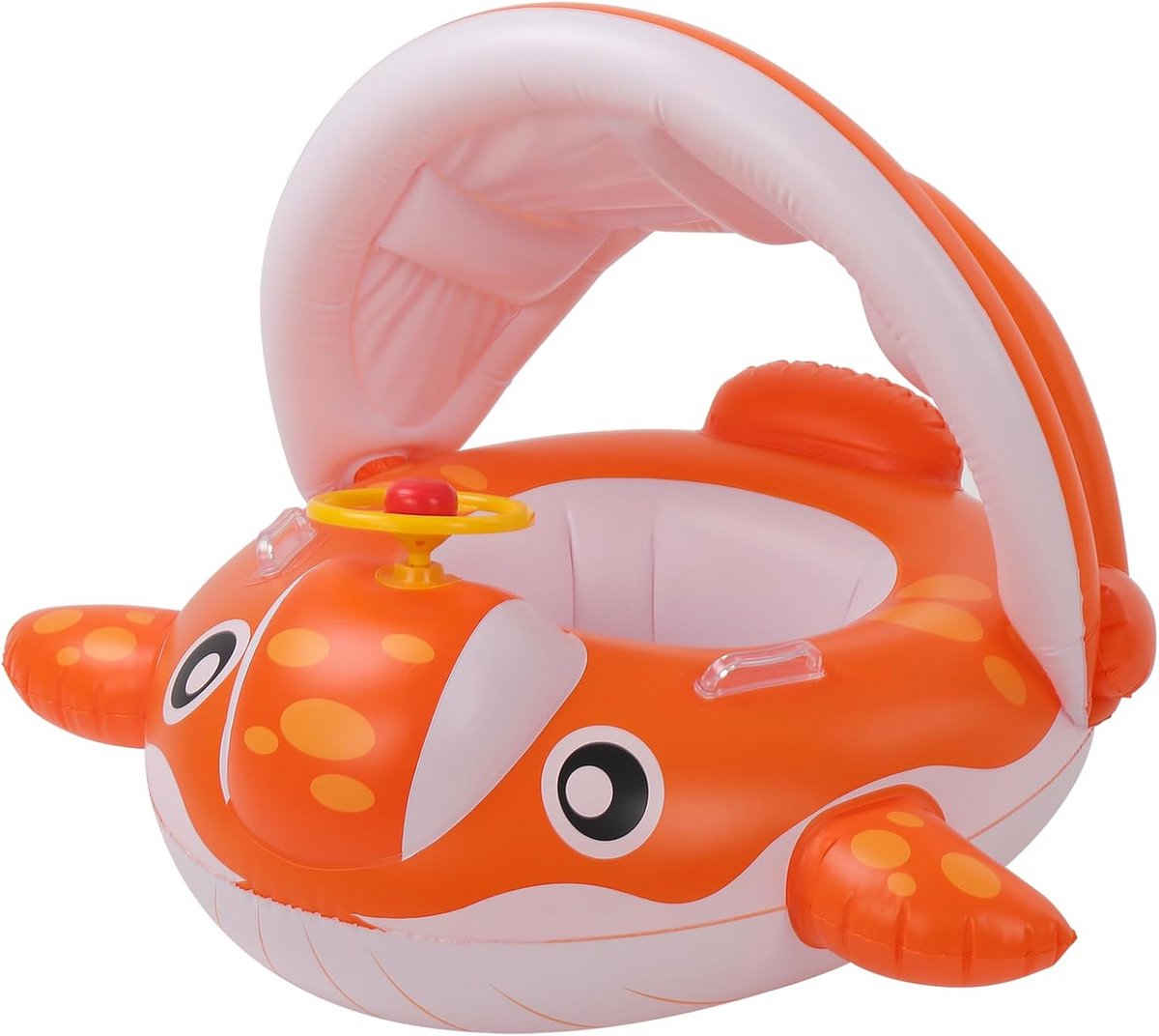 Baby Zwemband met Zonnedak en Zitje voor Kinderen 9-36 Maanden