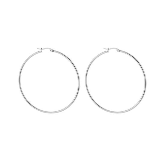 Bijoutheek Boucles d'oreilles Classique Rond Fin Argent