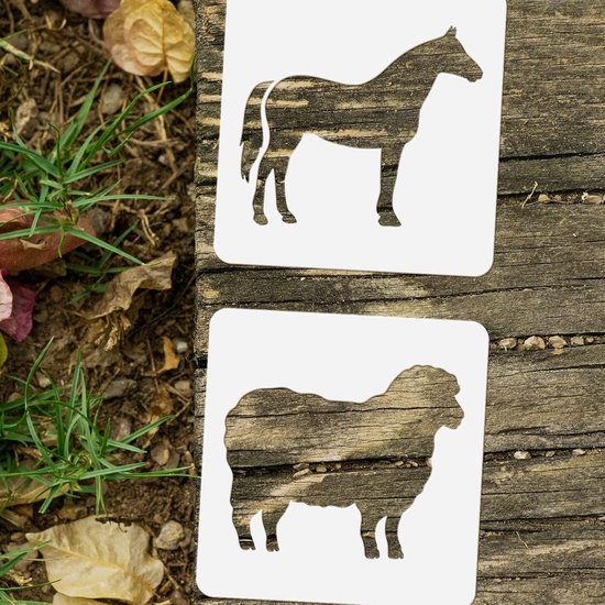 JINJUMEI 11 stuks taarttoppers voor boerderij, dierentaartdecoratie, koe van varken, boom, paard, taartdecoratie, boerderij, verjaardagsfeesten