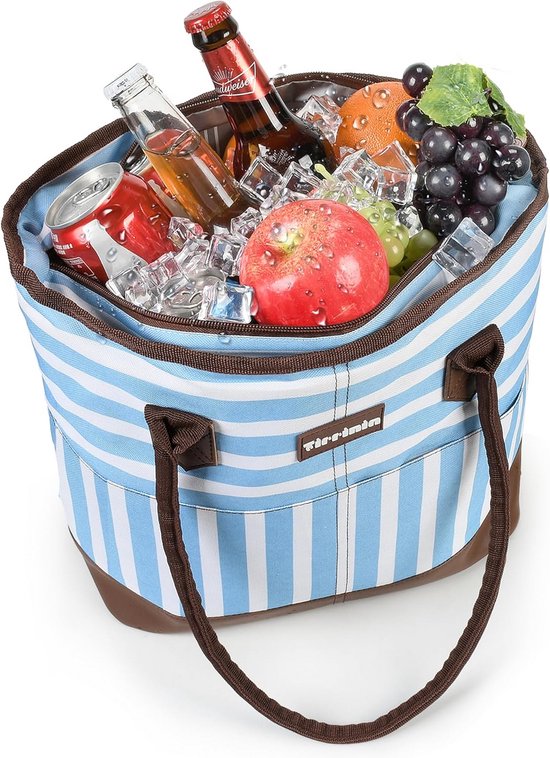 VENO 4-pack herbruikbare boodschappentas met harde bodem, voorvak, multifunctionele zware draagtas, utility shopper, strandtas, staand, waterbestendig, duurzaam (grijs, 4 stuks
