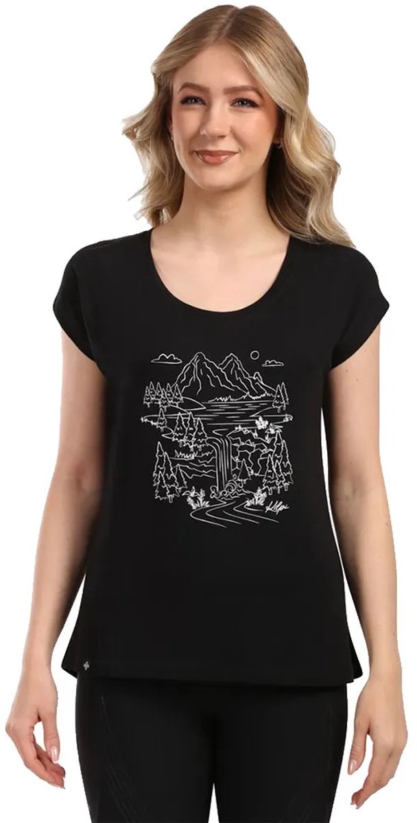 Kilpi Roane T-shirt Met Korte Mouwen Vrouw Zwart