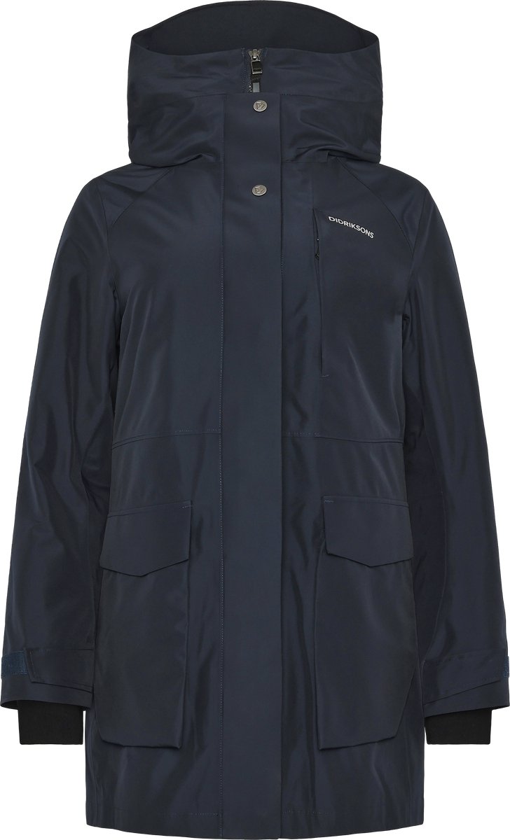 Didriksons Harriet Parka Dames Parka Dark Night Blauw