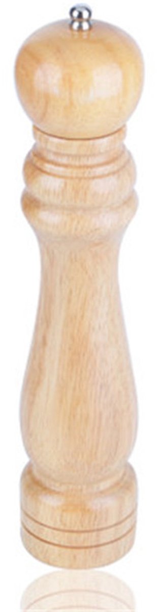 Pepermolen 20cm - Klassieke Inlay - Hout - Naturel