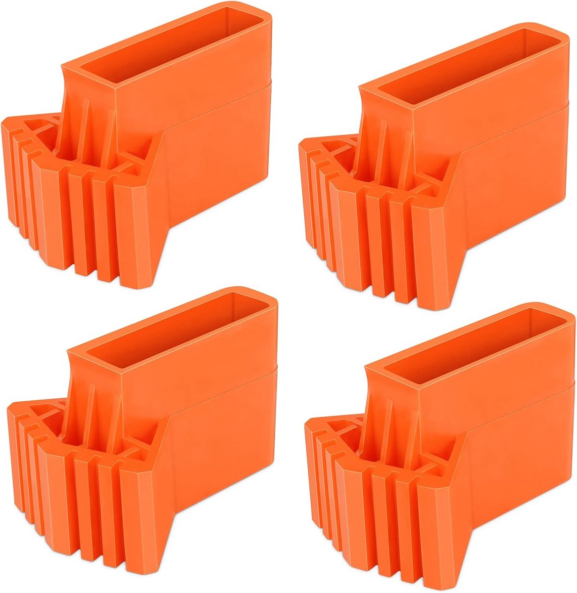 4x Antislip Ladderdoppen PVC voor Telescoopladders - Rubberen Ladderpoten voor Extra Grip en Stabiliteit