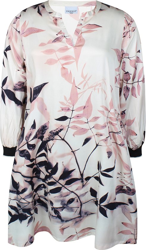 Zhenzi Angel 1332-Dress L/S Pale rose taille L=50/52