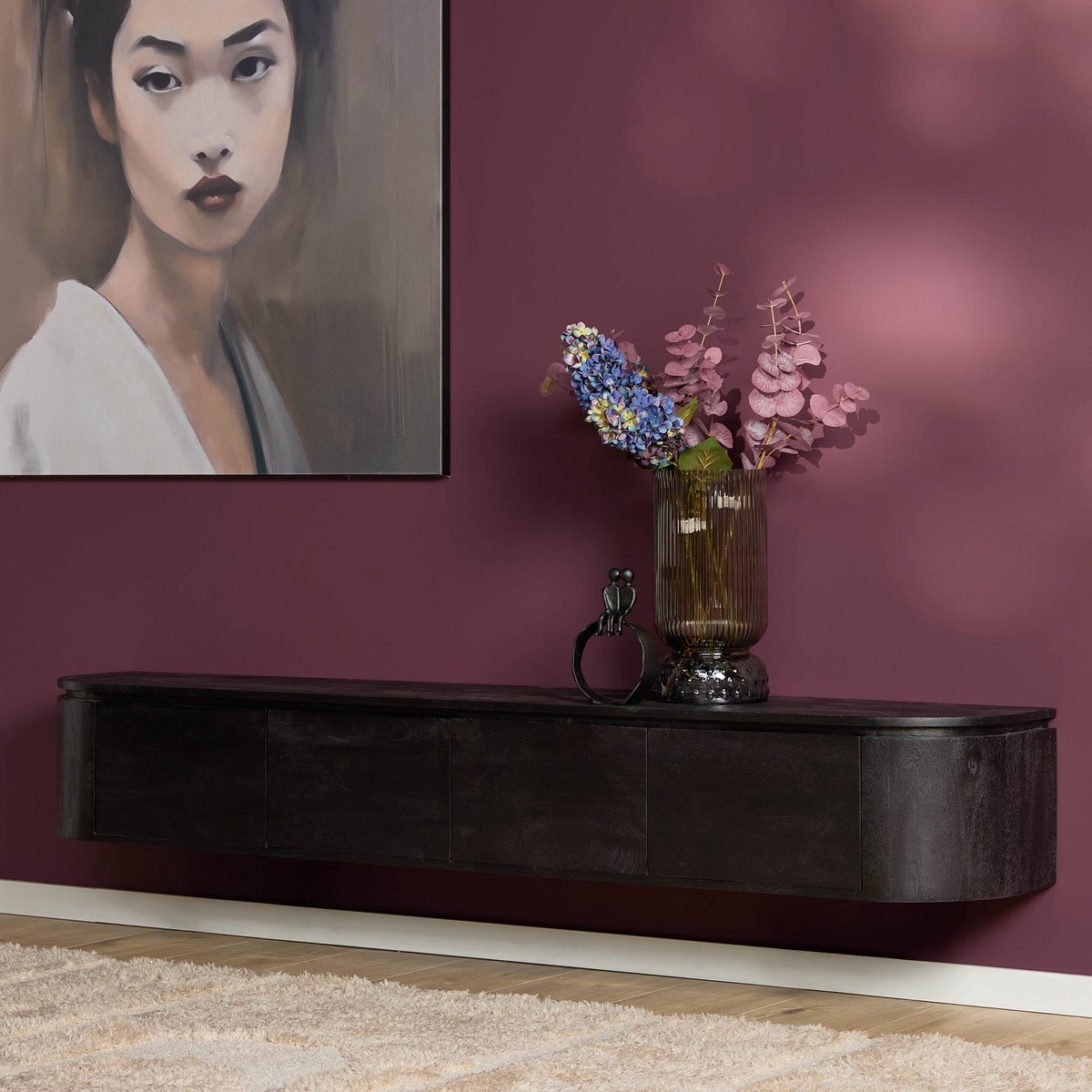 Starfurn Tv-meubel Excellent 200 cm - zwart