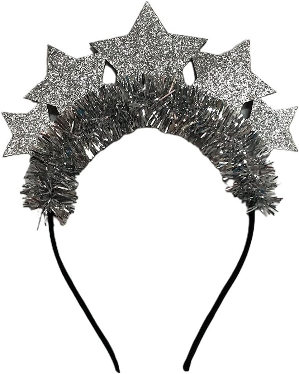 Glitzy Sterren Hoofdband - Feestelijk Haaraccessoire voor Dames en Meisjes