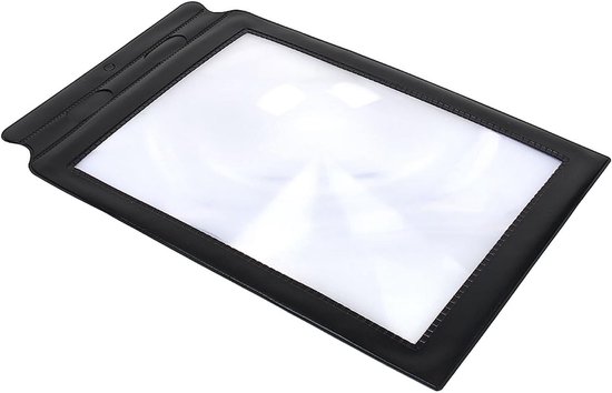 Vergrootglas lezen, een verscheidenheid aan leesmethoden Opvouwbaar vergrootglas A4 vergrootglas voor lezen van de volledige pagina voor thuis voor ouderen voor slechtziendheid
