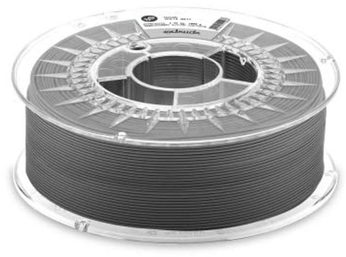 3D Printerfilament PETG Matt Ø1.75 mm - 1 kg - Antraciet - Hoge Kwaliteit Materiaal