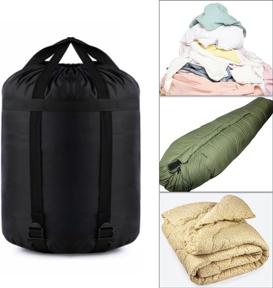 Waterdichte en ultralichte compressiezak voor slaapzakken - Ideaal voor kamperen en wandelen, nylon opslagoplossing voor kleding en uitrusting van Merkloos — afbeelding 2
