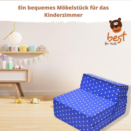 Verstelbare 3-in-1 kinderstoel met matras voor gamen, slapen en zitten — afbeelding 3