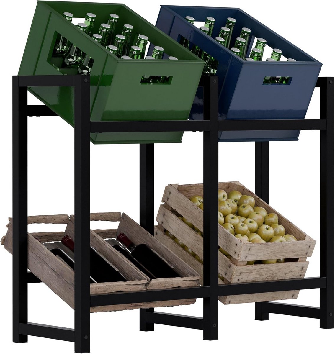 Krattenrek Zwart - Perfecte Opslagoplossing voor Thuis