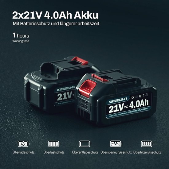 Accukettingzaag 8 inch - Mini-kettingzaag met kettingsmeersysteem en borstelloze elektromotor — afbeelding 5