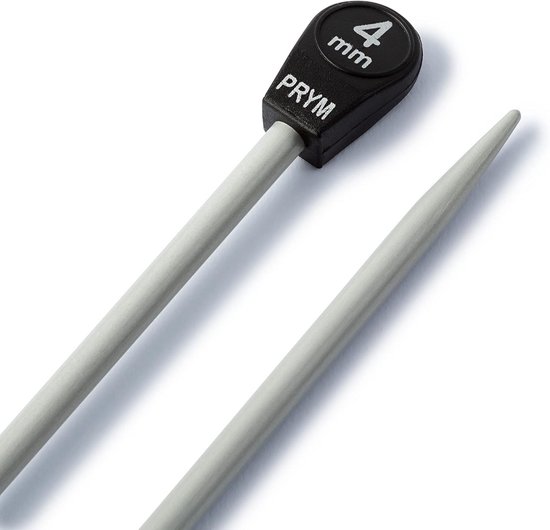Prym - Prym Aluminium (40cm, 5.00mm) Enkel-Puntig Breien Naald - 2 Naalden Prym - Prym Aluminium (40cm, 5.00mm) Enkel-Puntig Breien Naald - 2 Naalden