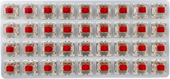 Mechanische Toetsenbord Switches Lineair Vooraf Gesmeerd 3-Pin RGB SMD Gaming Set — afbeelding 5