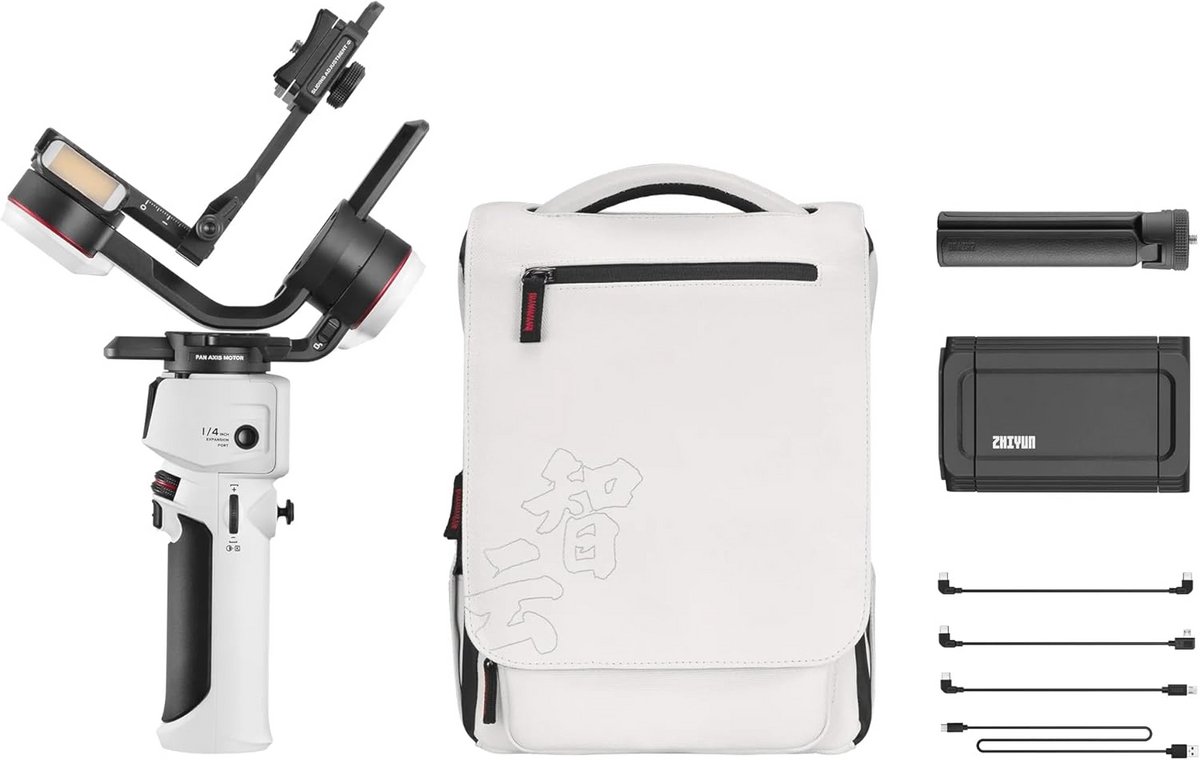 Gimbal Stabilizer voor Videoproductie met Bluetooth Controle