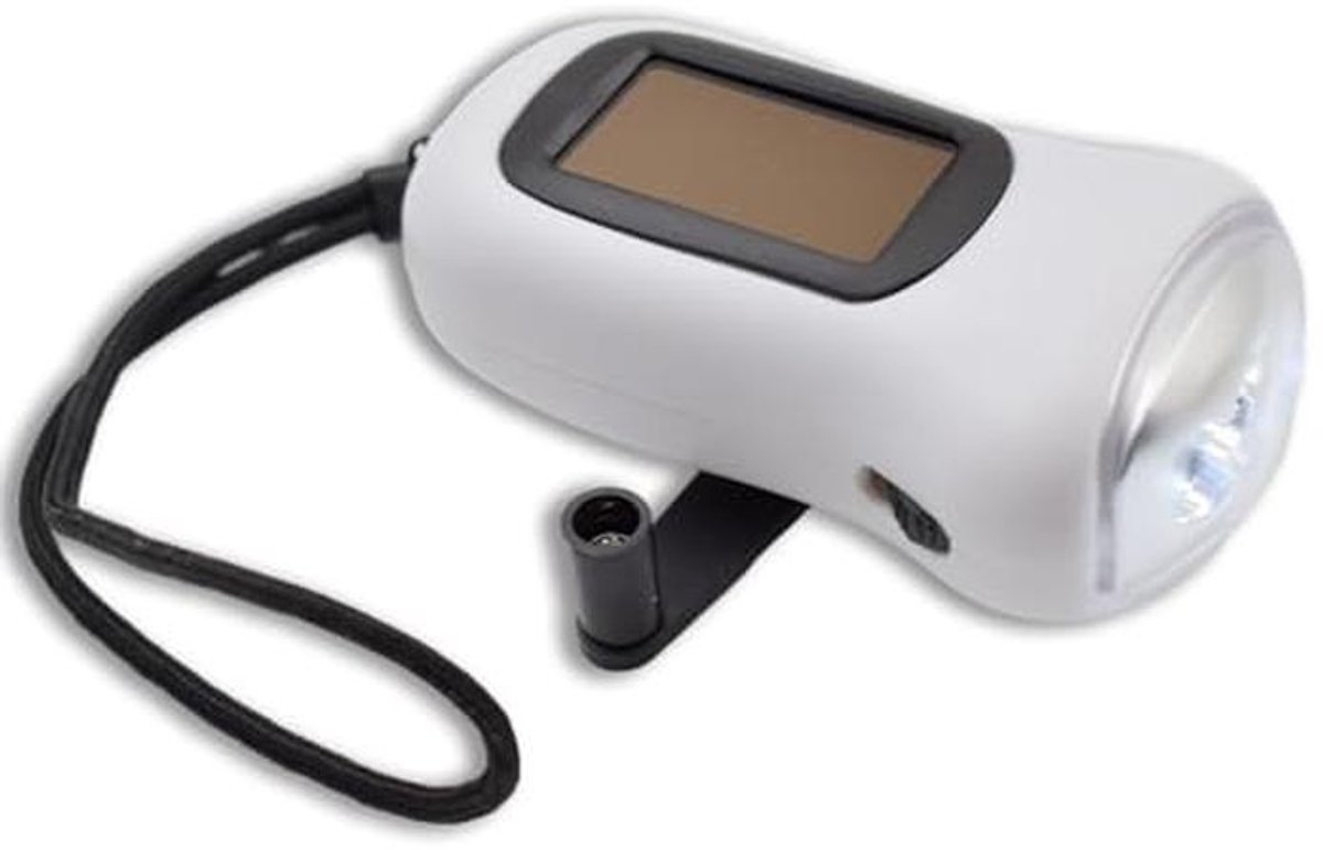 Oplaadbare Wind Up LED Zaklamp - Handmatige Energieoplossing voor Thuis en Buiten