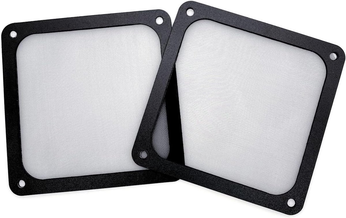 2x Stuks Magnetische Stofkap Ventilatorfilter 120x120mm voor PC Behuizing, 3D Printer en Voeding
