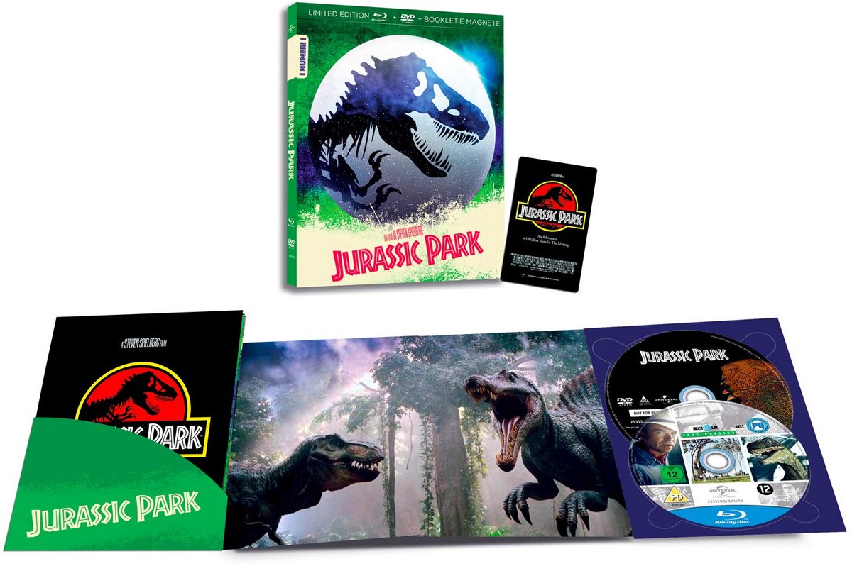 Jurassic Park Filmpakket - Blu-ray & DVD Inclusief Bonusmateriaal