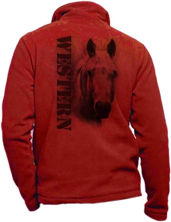 Veste Polaire Chaude avec Imprimé Paarden - Veste de Randonnée Personnalisée pour Cavaliers