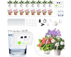 Druppelirrigatiesysteem voor Tuin en Balkon met Dubbele Pomp - Automatisch, Handmatig en Slimme Modus