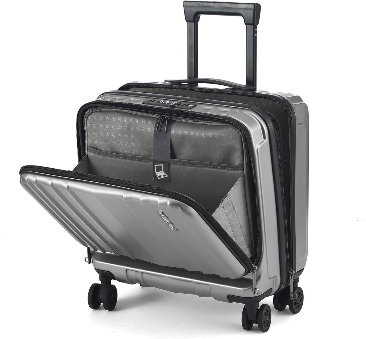 16 inch handbagage met 2 vakken voor laptops