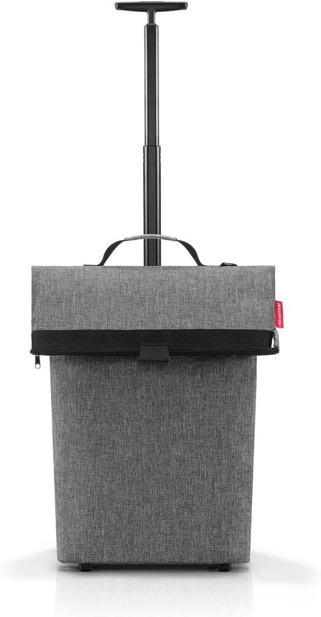 Grote boodschappentrolley met wielen en ritssluiting voor boodschappen