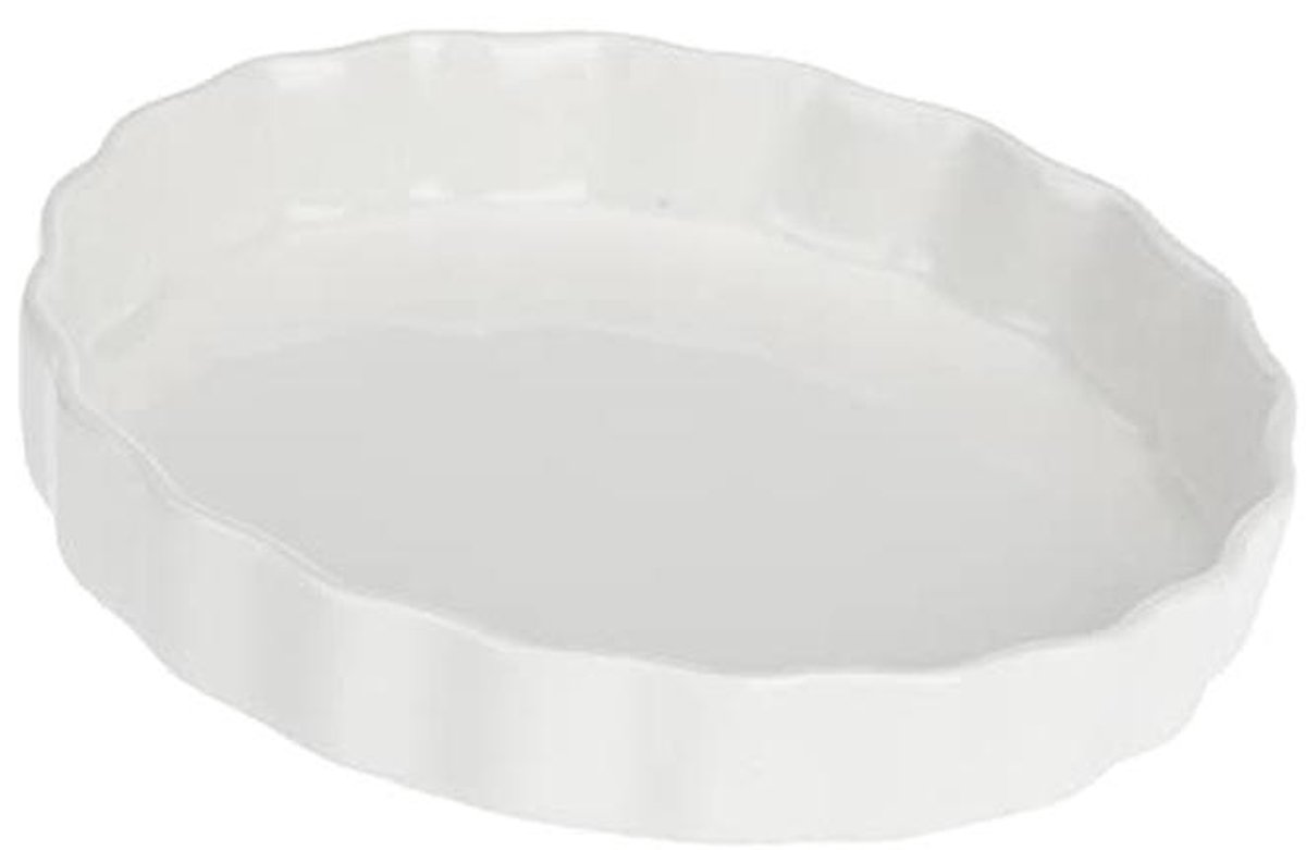Geribbelde Porseleinen Bakplaat 14,5 cm - Meerkleurig