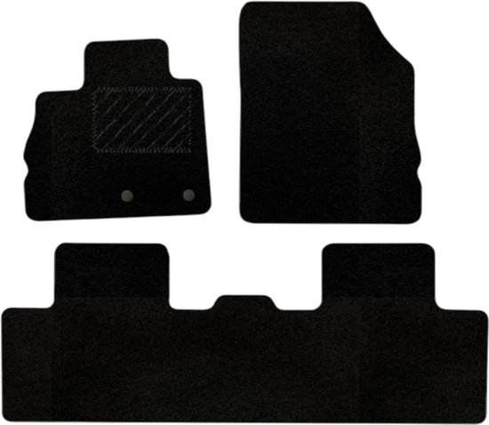 Tip-it - Jeu de tapis Renault Scenic/Grand Scenic IV (R9_,J9_) 2016 - 2023 - Ajustement parfait - 3 pièces