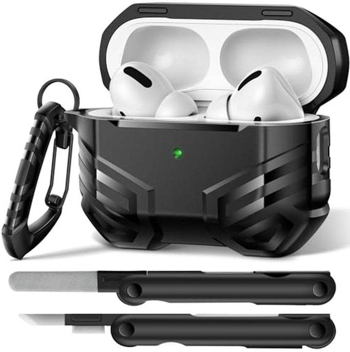 AirPods Pro 2 Hoes met Sluiting - Schokbestendig en Compatibel met MagSafe
