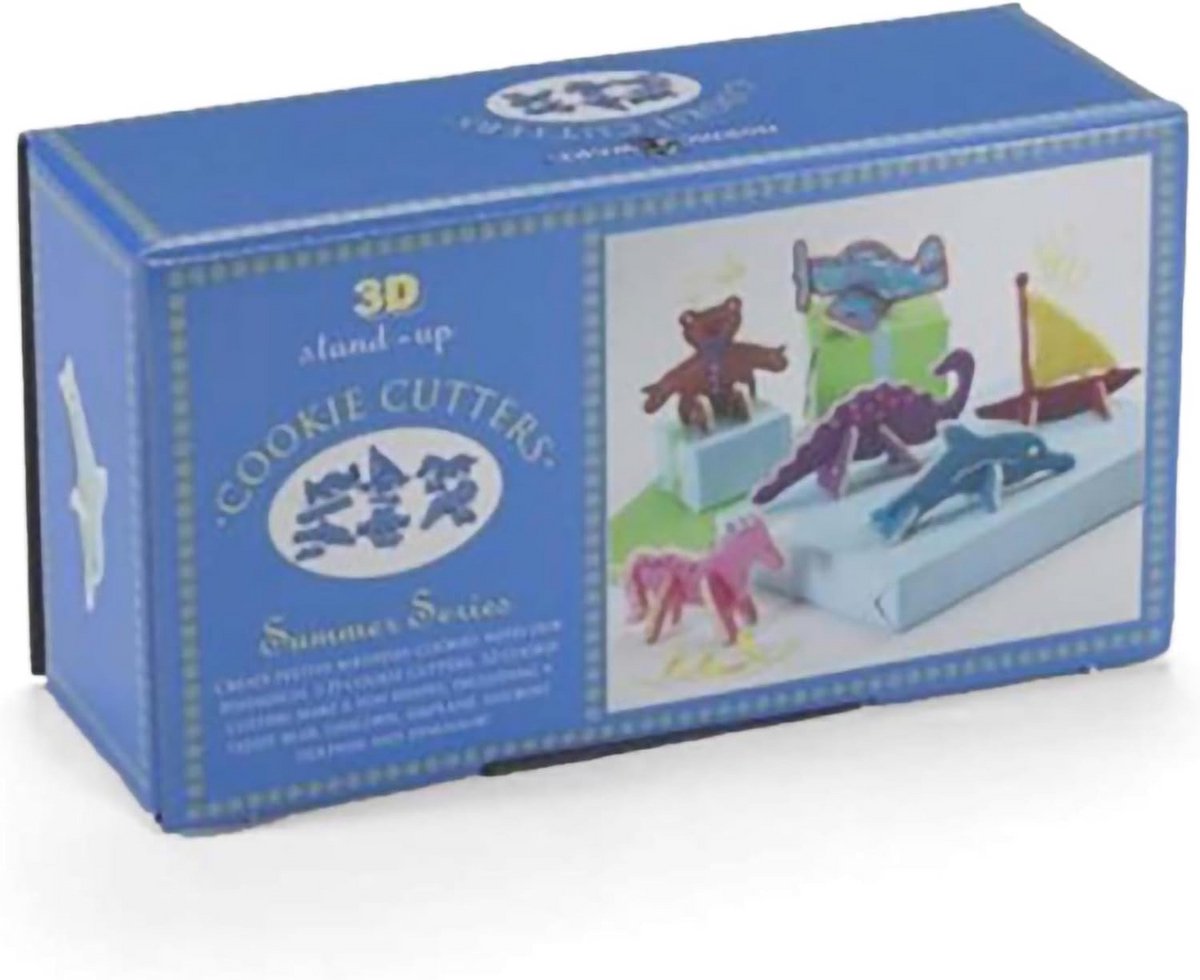 3D Uitsteekvormen voor Taarten - Set van 6 Vormen