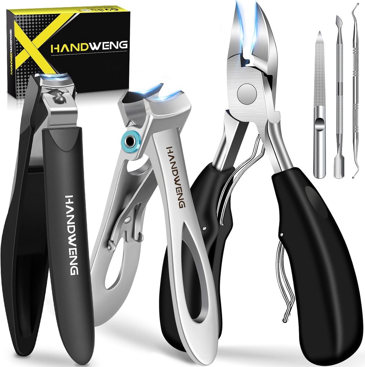 Teennagelknipper voor Senioren met Brede Opening en Lang Handvat