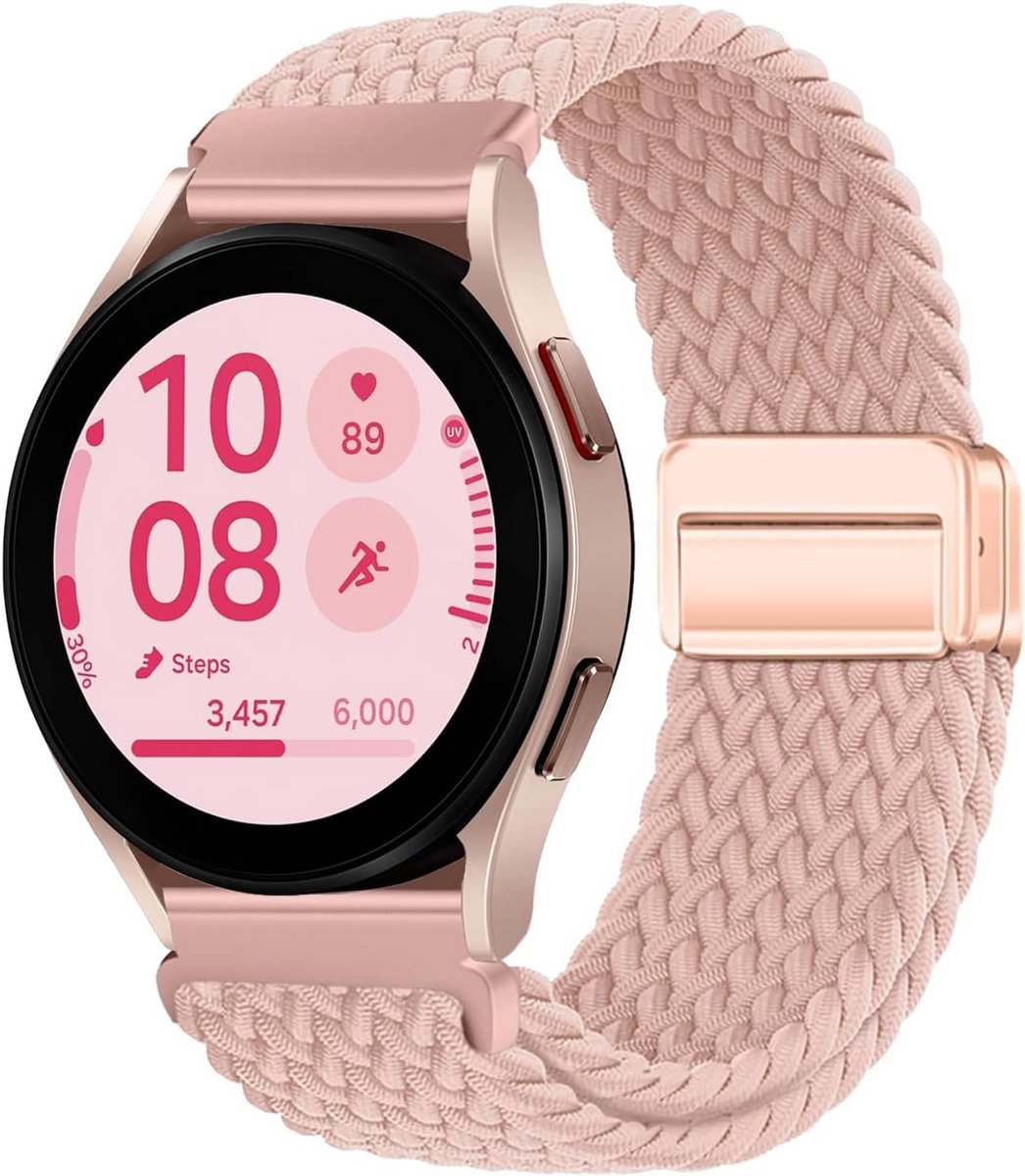 Nylon Horlogeband met Magneetsluiting - Verstelbare Metalen Armband voor Dames