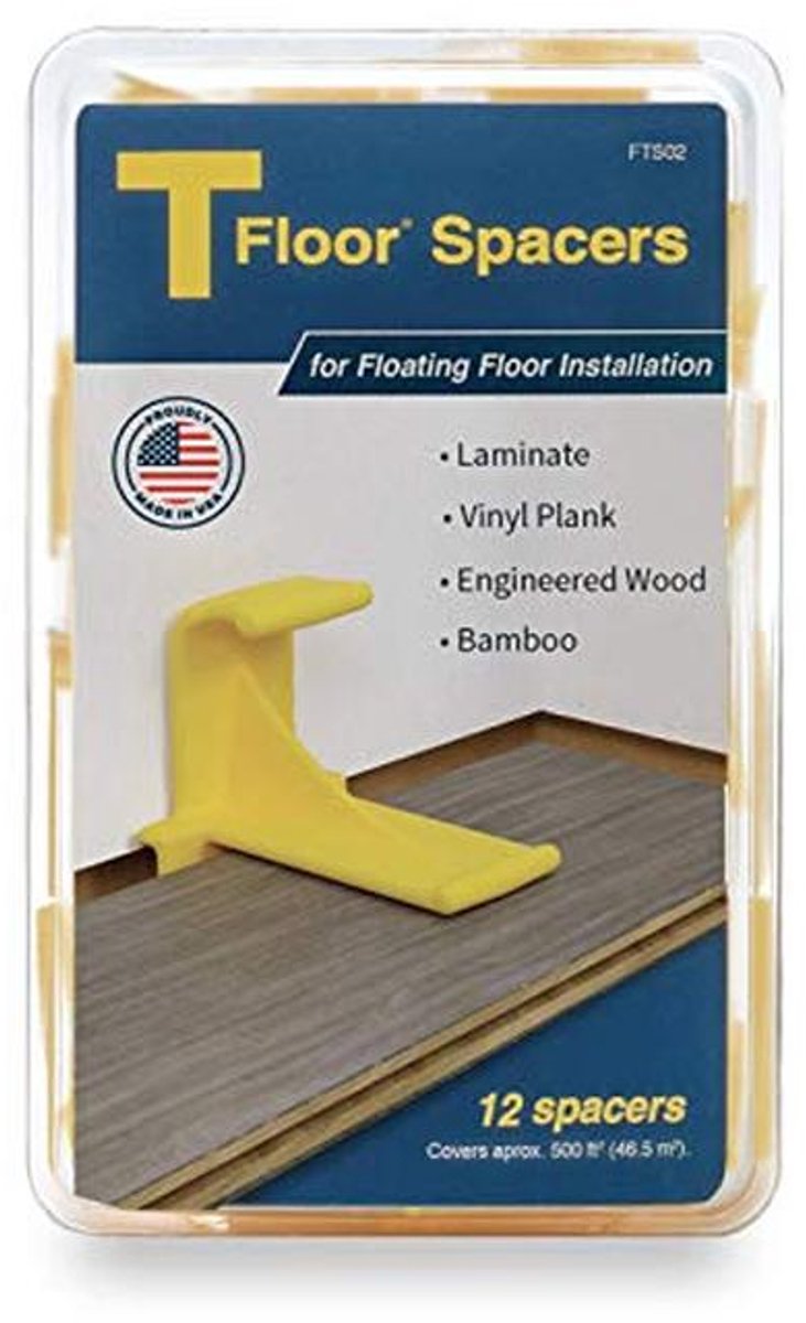 Tfloor Spacers voor Laminaatvloeren en Vinyl Plank Flooring - 12 stuks