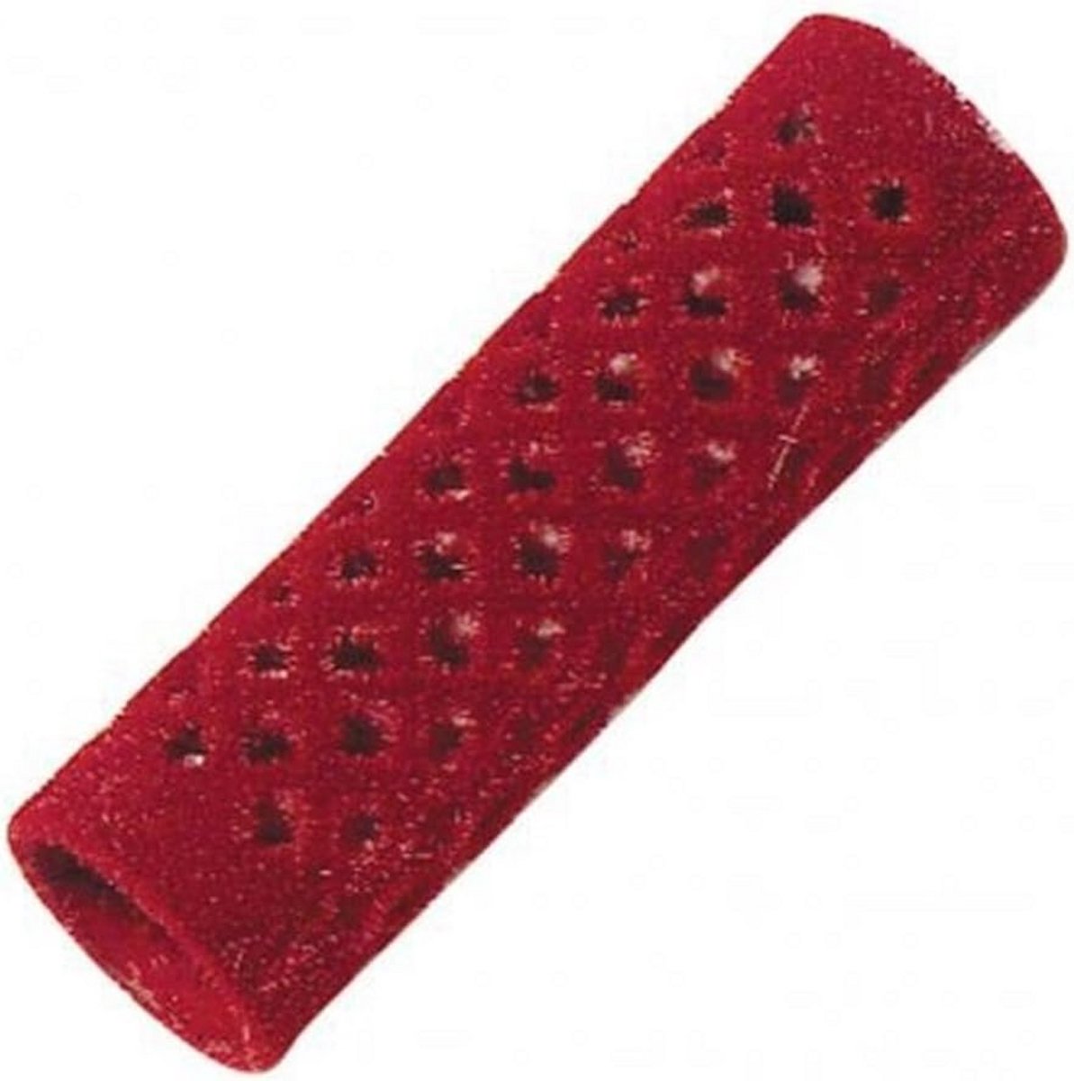 Metalen Wikkelaars Diameter 18 mm Rood Gevlokt 12 Stuks