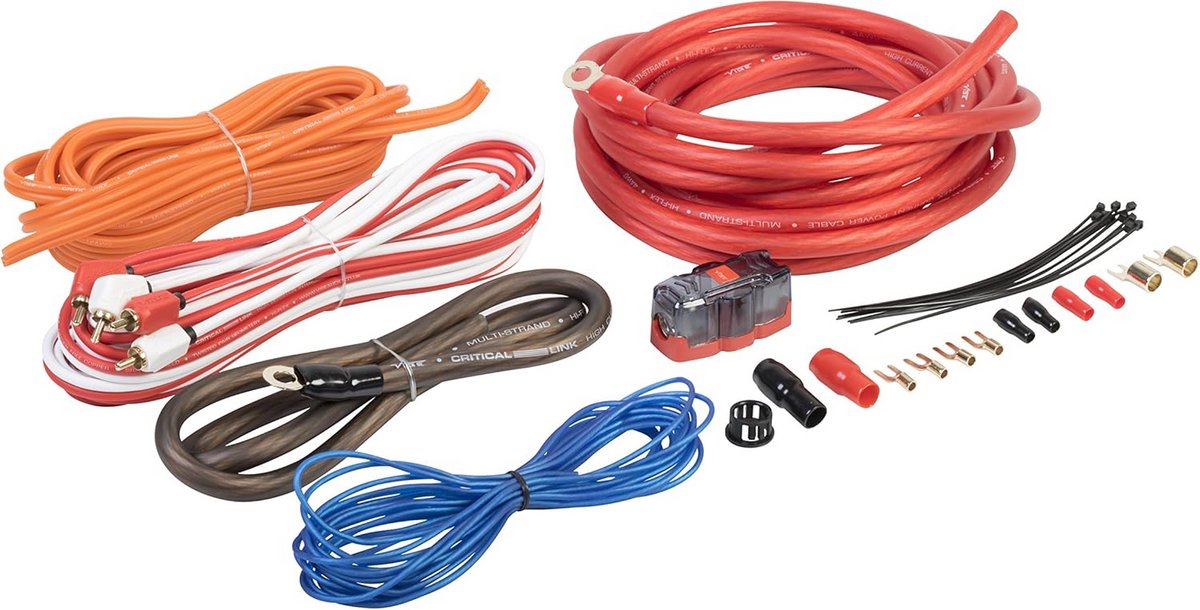 Hoogwaardige 4AWG Versterker Bedradingsset voor Complete Audio Installatie