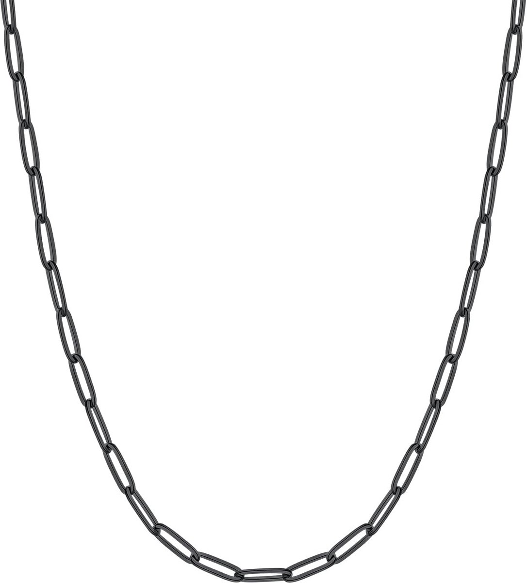 Heren Dames Paperclipketting Roestvrij Staal Verguld Verschillende Lengtes