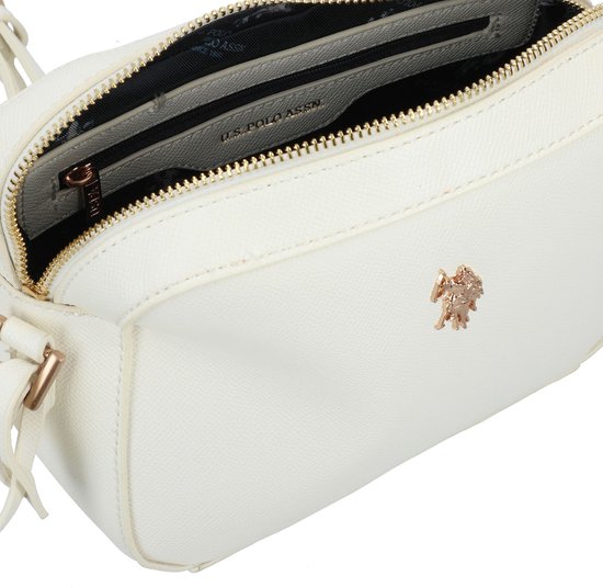 U.S. POLO ASSN. Sac à épaule bandoulière Jones Crossbody Bag Cream White Écru
