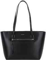 DKNY Cuir Sac à épaule Bryant Ave Tote Bag Blk / Gold Noir