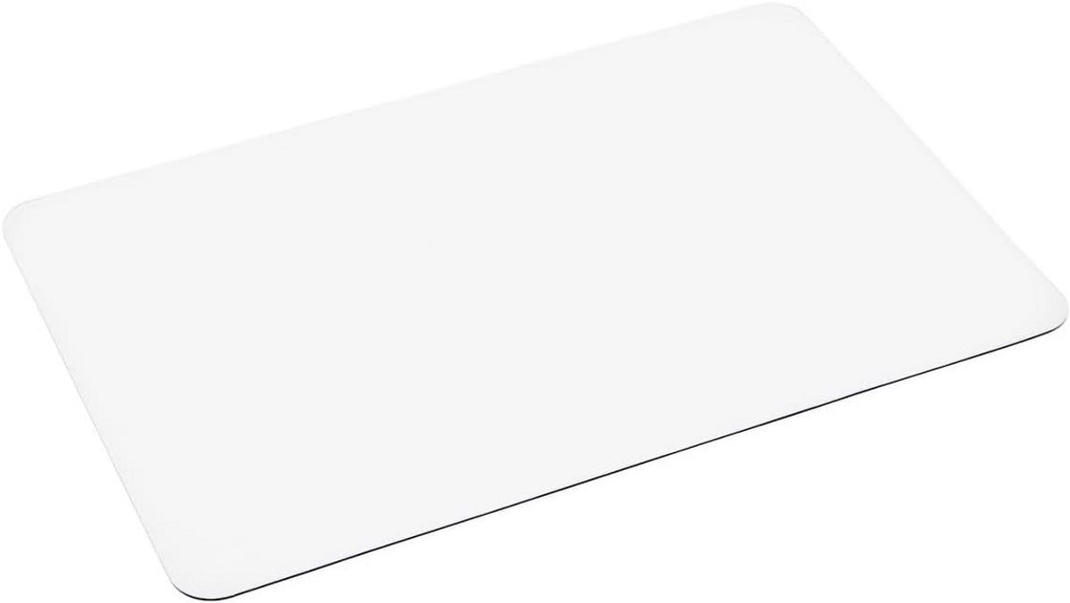 Transparante placemat set van 4 - 30 x 45 cm - 2 mm dik