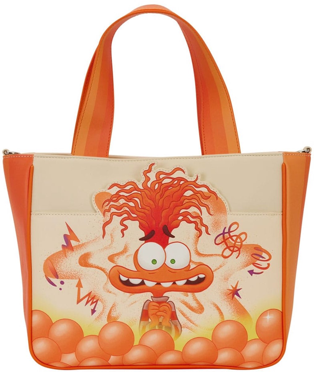 Disney Pixar Loungefly Crossbody Bag met Coin Bag Inside Out 2 Anxiety