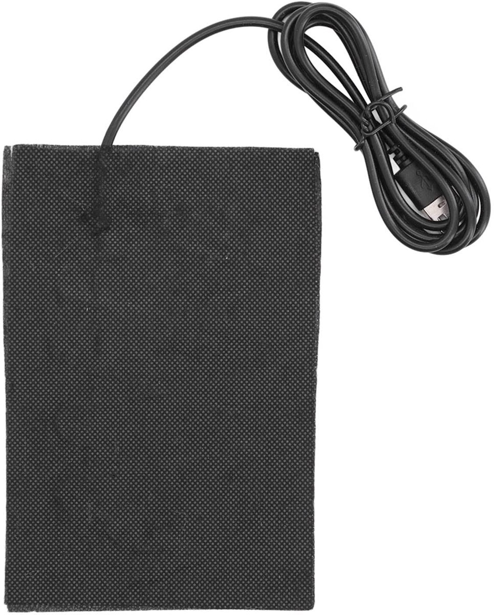 Draagbaar verwarmingskussen, draadloos verwarmingskussen, USB-verwarmingskussen 10x15 cm, 60°C temperatuur met instelbare warmte en opvouwbaar ontwerp voor thuis en op kantoor, #511