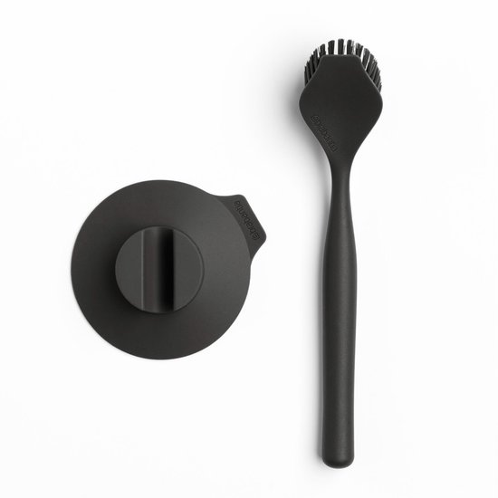 Brabantia SinkSide brosse à vaisselle avec ventouse - Dark Grey