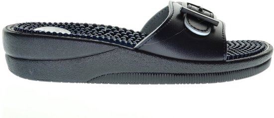 Scholl Slippers New Massage PVC Vrouwen - Marineblauw