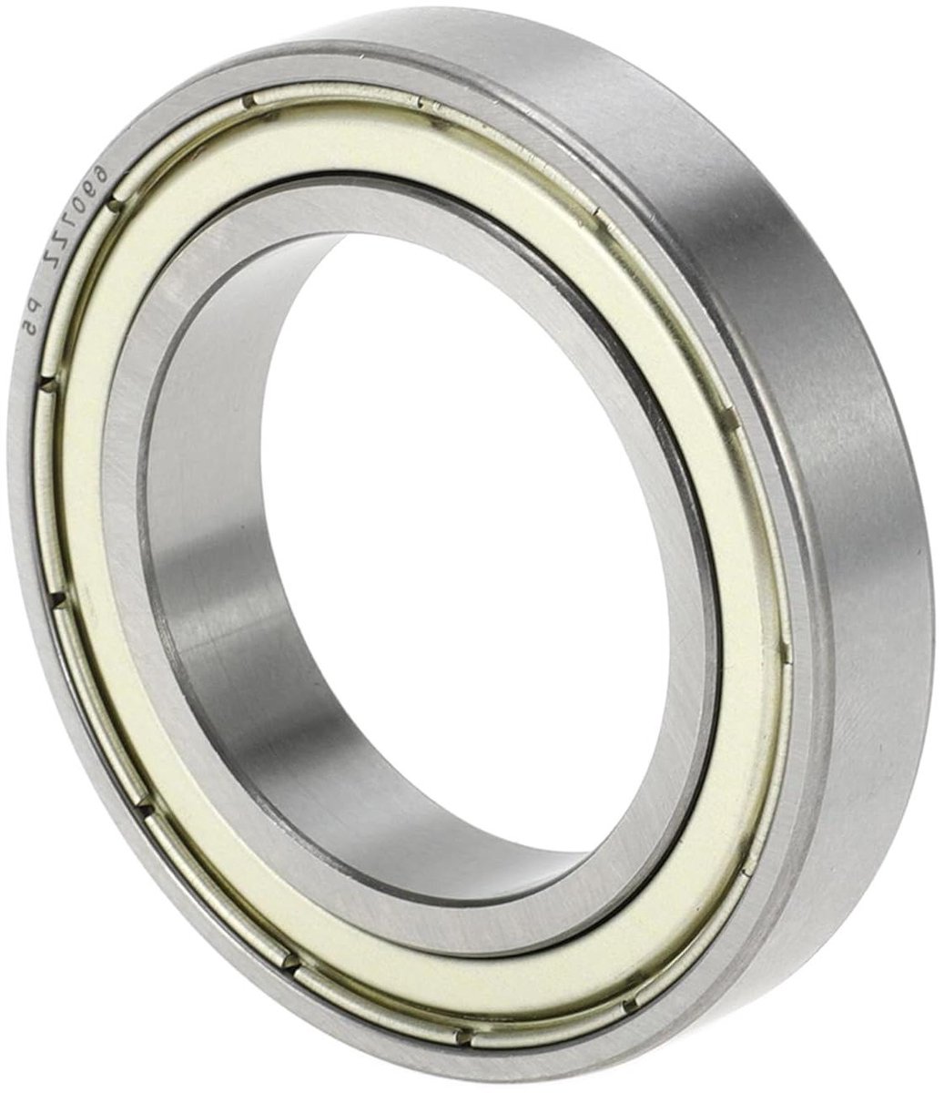 Ronte Diepe Groef Kogellagers P5 35x55x10mm Gesmeerde Lagers Dubbele Metaal Afdichting Zilverkleurig Scooter Skateboard Wiel