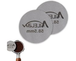 Ronte - Koffie Puck Scherm Set voor 58 mm Filterhouder - Roestvrijstaal - Herbruikbaar - Barista Accessoires