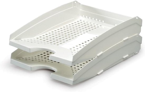 Wedo Cristallic Acryl Brievenbak – A4, Stapelbaar, Glashelder – Met Antislip Rubberen Voetjes, Inclusief Geschenkdoos